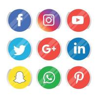 social media icone piatte tecnologia, rete. sfondo gruppo faccina sorridente vendita. condividi, mi piace, illustrazione vettoriale twitter, youtube, whatsapp, snapchat, facebook, instagram, tiktok, tok