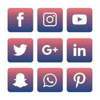 social media icone piatte tecnologia, rete. sfondo gruppo faccina sorridente vendita. condividi, mi piace, illustrazione vettoriale twitter, youtube, whatsapp, snapchat, facebook, instagram, tiktok, tok