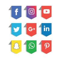 social media icone piatte tecnologia, rete. sfondo gruppo faccina sorridente vendita. condividi, mi piace, illustrazione vettoriale twitter, youtube, whatsapp, snapchat, facebook, instagram, tiktok, tok