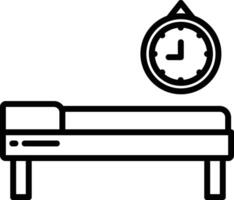 addormentato tempo schema illustrazione vettore