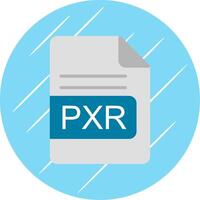 pxr file formato piatto cerchio icona design vettore