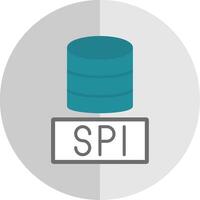 sql banche dati piatto scala icona design vettore