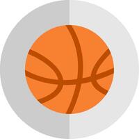pallacanestro piatto scala icona design vettore