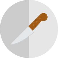 coltello piatto scala icona design vettore