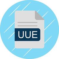 uu file formato piatto cerchio icona design vettore