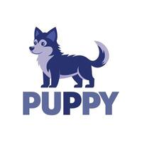 cane logo illustrazione, nuovo moderno stile cane logo vettore