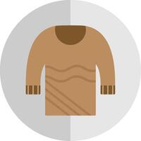 maglione piatto scala icona design vettore