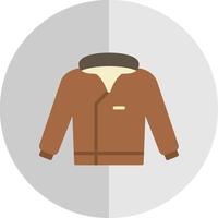 cappotto piatto scala icona design vettore