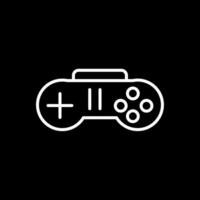 gioco sviluppo linea rovesciato icona design vettore