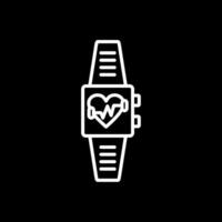 fitness orologio linea rovesciato icona design vettore