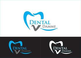 logo dentale o icona disegno vettoriale immagine template.eps