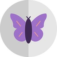 farfalla piatto scala icona design vettore
