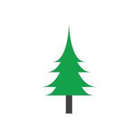 semplice pino o abete albero logo pino Casa sempreverde.per pino foresta avventurieri campeggio natura badge e attività commerciale. vettore