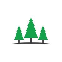 semplice pino o abete albero logo pino Casa sempreverde.per pino foresta avventurieri campeggio natura badge e attività commerciale. vettore