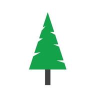 semplice pino o abete albero logo pino Casa sempreverde.per pino foresta avventurieri campeggio natura badge e attività commerciale. vettore