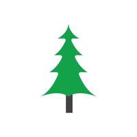 semplice pino o abete albero logo pino Casa sempreverde.per pino foresta avventurieri campeggio natura badge e attività commerciale. vettore