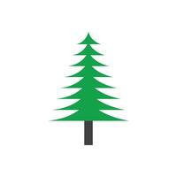 semplice pino o abete albero logo pino Casa sempreverde.per pino foresta avventurieri campeggio natura badge e attività commerciale. vettore