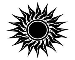 disegno dell'icona del sole vettore