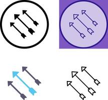 unico frecce icona design vettore