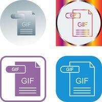 gif icona design vettore