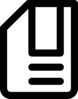 Conservazione dati icona simbolo Immagine vettore