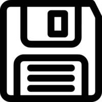 Conservazione dati icona simbolo Immagine vettore