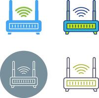 Wi-Fi router icona design vettore