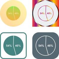 candidato statistiche icona design vettore