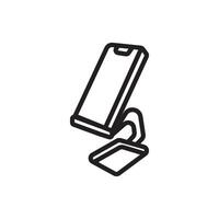 mobile Telefono titolare simbolo icona, illustrazione design vettore