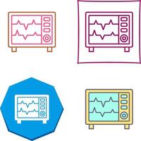 cuore Vota tenere sotto controllo icona design vettore