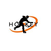 hokey logo modello illustrazione design vettore