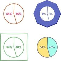 candidato statistiche icona design vettore