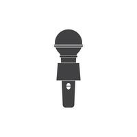 modello icona microfono vettore