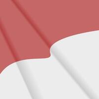 indonesiano rosso e bianca bandiera di Indonesia sfondo vettore