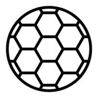 calcio linea icona design per personale e commerciale uso vettore