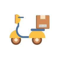 veicolo moto con servizio postale imballaggio scatola vettore