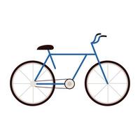 icona del trasporto bici vettore