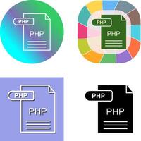 php icona design vettore