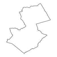 bomet contea carta geografica, amministrativo divisione di kenya. illustrazione. vettore