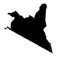 migori contea carta geografica, amministrativo divisione di kenya. illustrazione. vettore