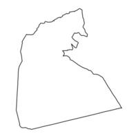 kisii contea carta geografica, amministrativo divisione di kenya. illustrazione. vettore