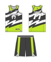 maglia pallacanestro modello design. pallacanestro uniforme modello design. concpet design pallacanestro maglia. vettore