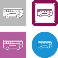 autobus icona design vettore
