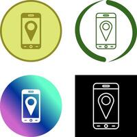 GPS icona design vettore