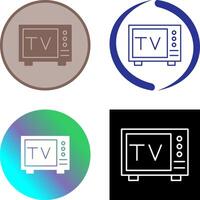 tv icona design vettore