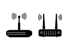 Wi-Fi router icona. illustrazione vettore