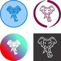 elefante icona design vettore