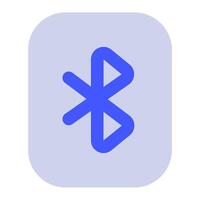 Bluetooth icona per ragnatela, app, infografica, eccetera vettore