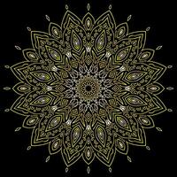 mandala arte per modello design Vintage ▾ decorazione, libro copertina, motivo, etnico progettazione, logo, sfondo, volantino, poster, banner, brochure, ornamento vettore