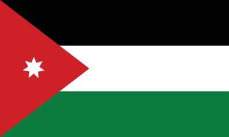 Immagine di Giordania bandiera. Giordania bandiera. nazionale bandiera di Giordania. Giordania bandiera illustrazione. Giordania bandiera immagine. Giordania bandiera Immagine vettore